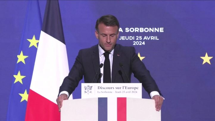 O presidente da França, Emmanuel Macron